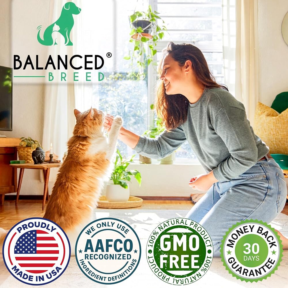 Balanced Breed L-Lysine Cat Treats Immune Support - 60 Chews - image 6