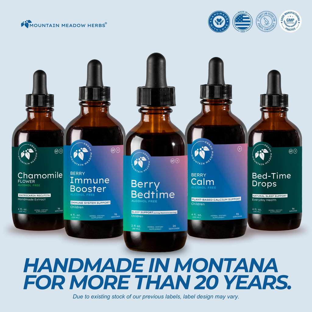 Mountain Meadow Herbs Berry Bedtime Kids Sleep Support Drops - 2 oz - image 6