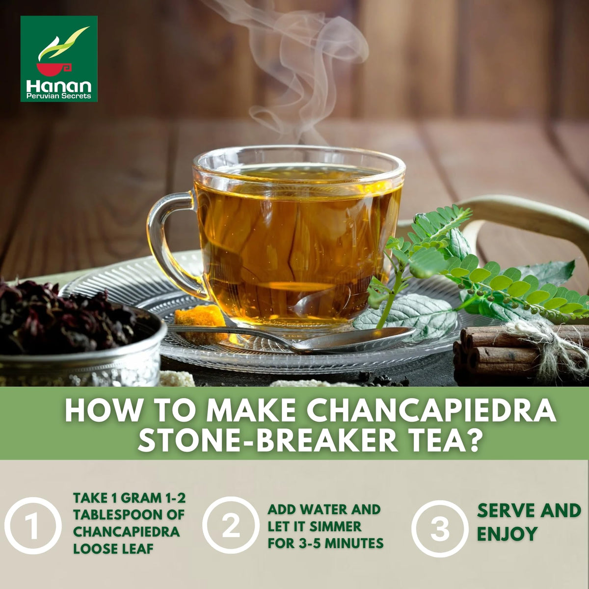 Hanan Chanca Piedra Loose Leaf for Stonebreaker Herbal Tea Dried