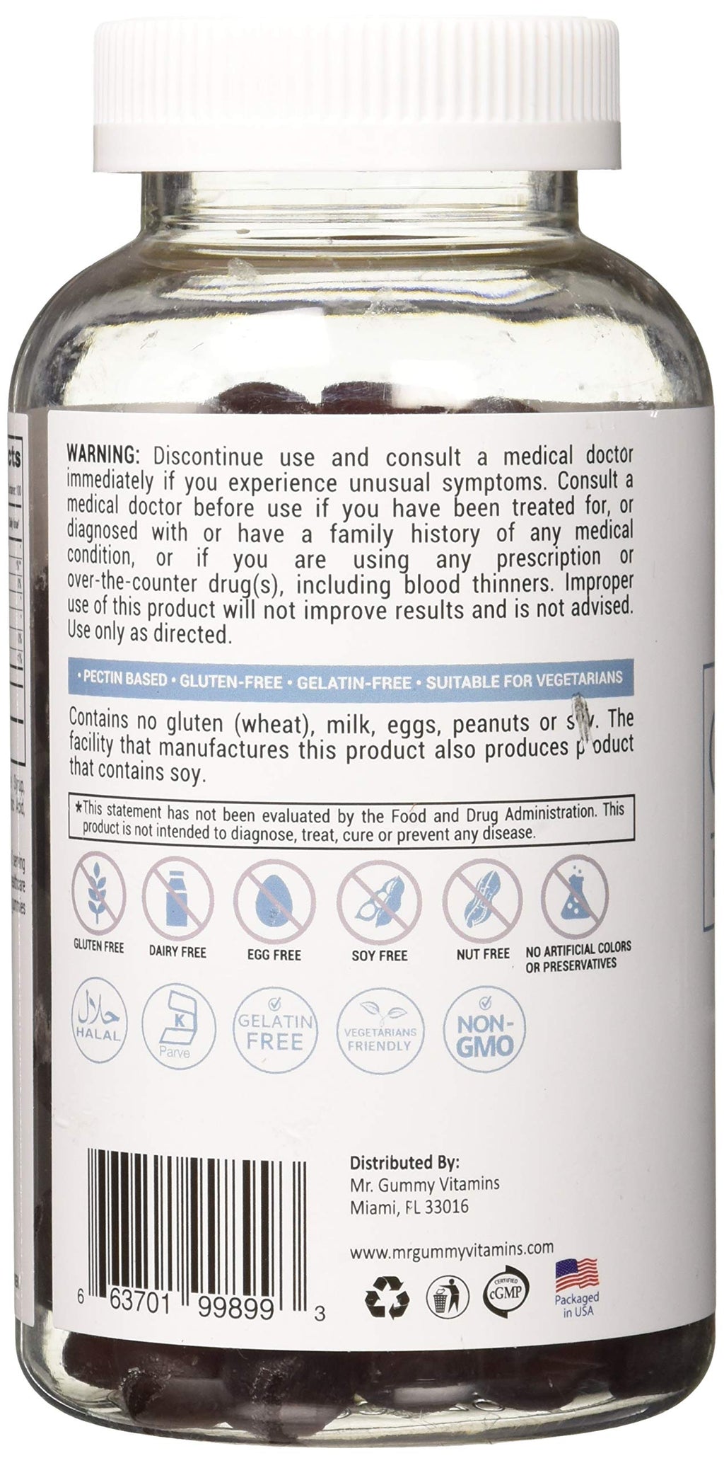 Lutrovita Cranberry Gummy Urinary Tract Support - 200 Count - image 2