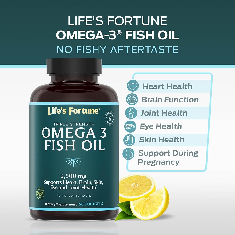 Life's Fortune Fish Oil Concentrate- 2500 mg