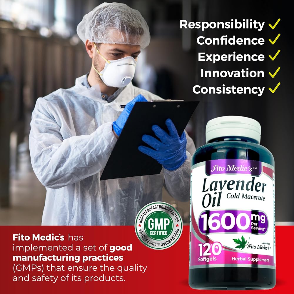 FITO MEDIC'S Lavender Pills 1600 mg - 120 Softgels - image 5