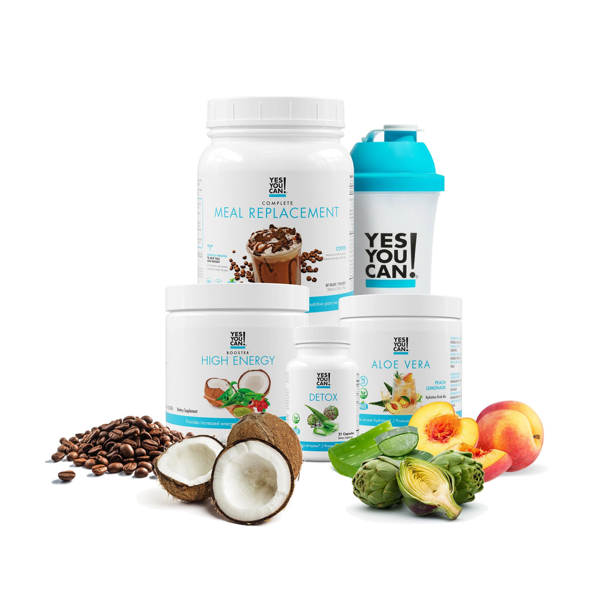 Yes You Can! Detox Plus Fiber Kit, 5-in-1 Daily Cleanse