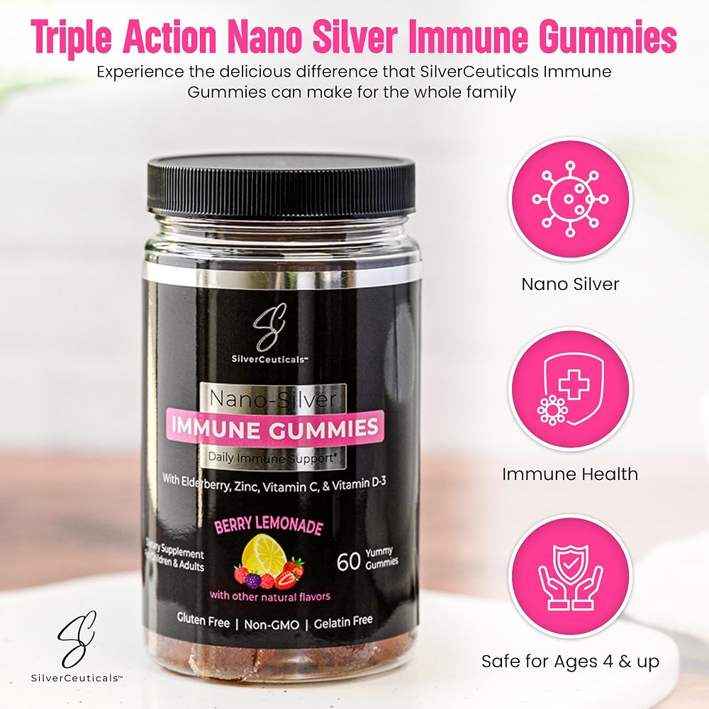 SilverCeuticals 5-in-1 Elderberry Immune Multi Gummies - 60 Gummies - image 2