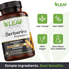 B'Leaf Nature Berberine Phytosome 1100mg - 120 Capsules - image 3