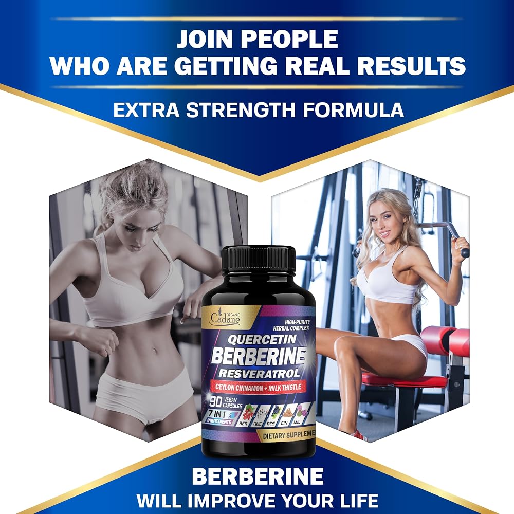 Organic Cadane Berberine 7-in-1 Supplement - 90 Capsules - image 9