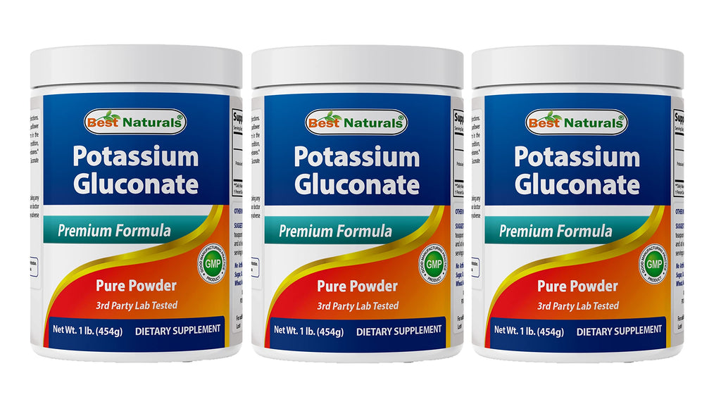 Best Naturals Potassium Gluconate Powder - 16 Ounce