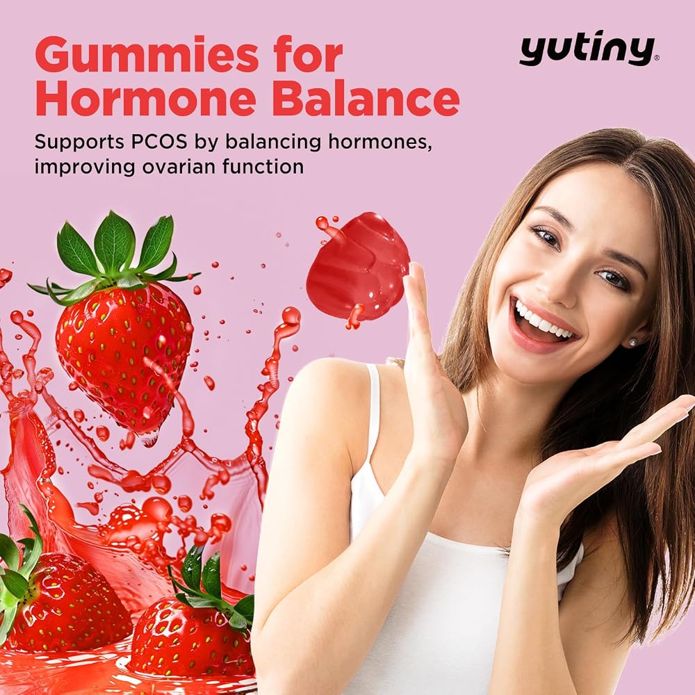 Yutiny Myo-Inositol & D-Chiro Inositol Gummies - 60 Count - image 5
