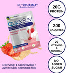 NUTRIPHARMA Quick Slim Quick Slim Meal Replacement Shakes for Weight