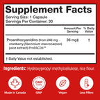 Szio+ Utiva Cranberry PACs Pills