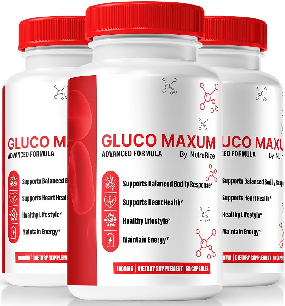 NutraRize Gluco Maxum Capsules Natural Formula - 180 Capsules
