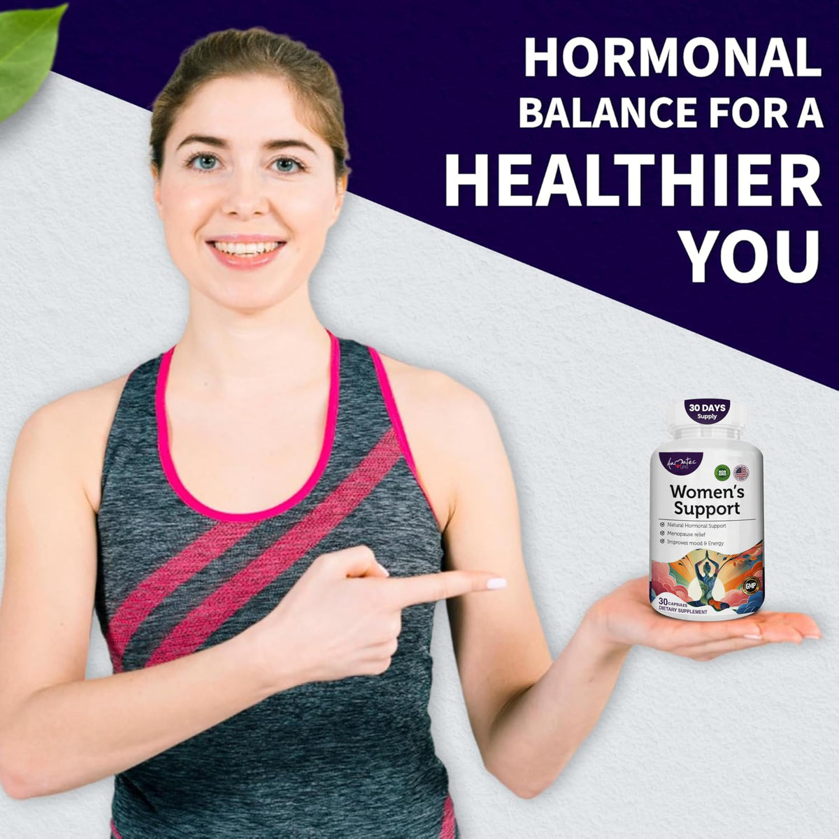 AAMATEC LIFE Women's Support Supplement Menopause - 60 Capsules - image 5