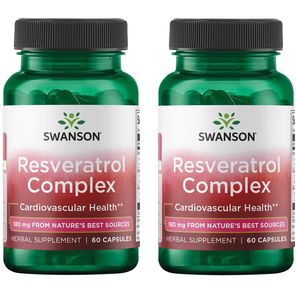 Swanson Resveratrol Antioxidant Complex - 120 Capsules (2 Pack)