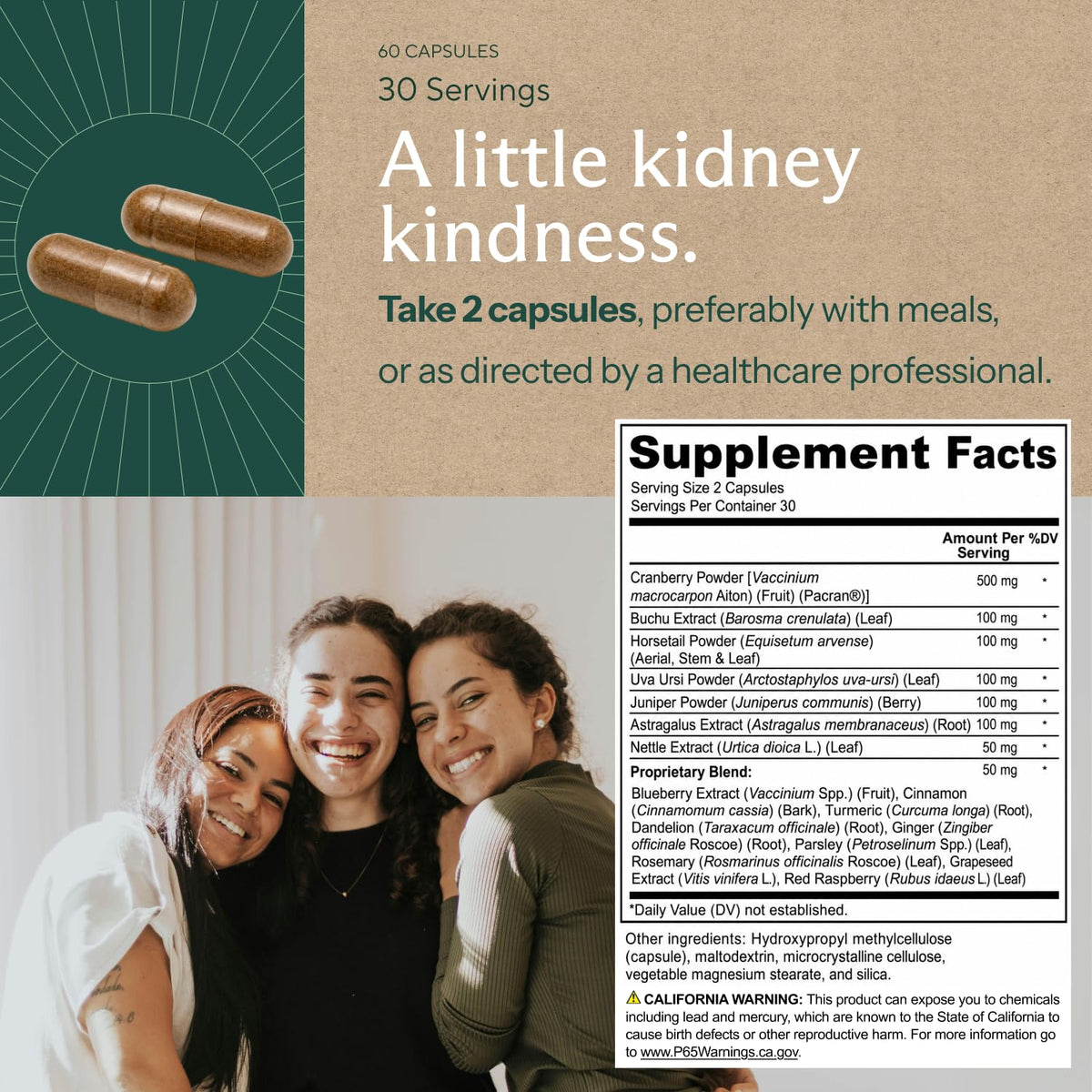Sunergetic Kidney Cleanse & Detox Support with Cranberry - image 4