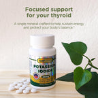 GADE NUTRITION Potassium Iodide 65 mg Thyroid Support - 60 Tablets - image 5
