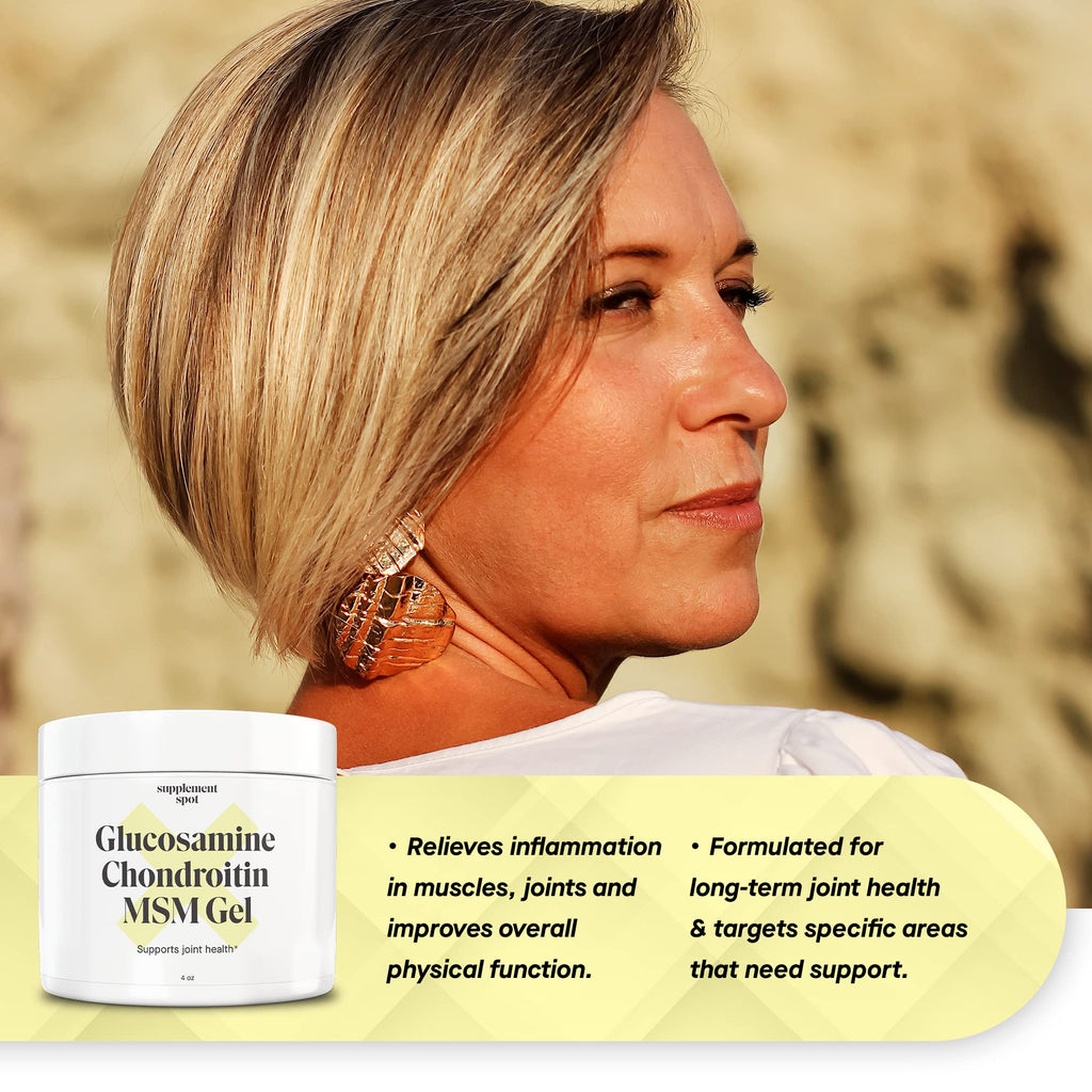 Supplement Spot Glucosamine Chondroitin MSM Gel - 4 oz - image 4
