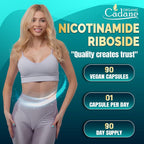 Organic Cadane Nicotinamide Riboside Supplement - 90 Capsules - image 5