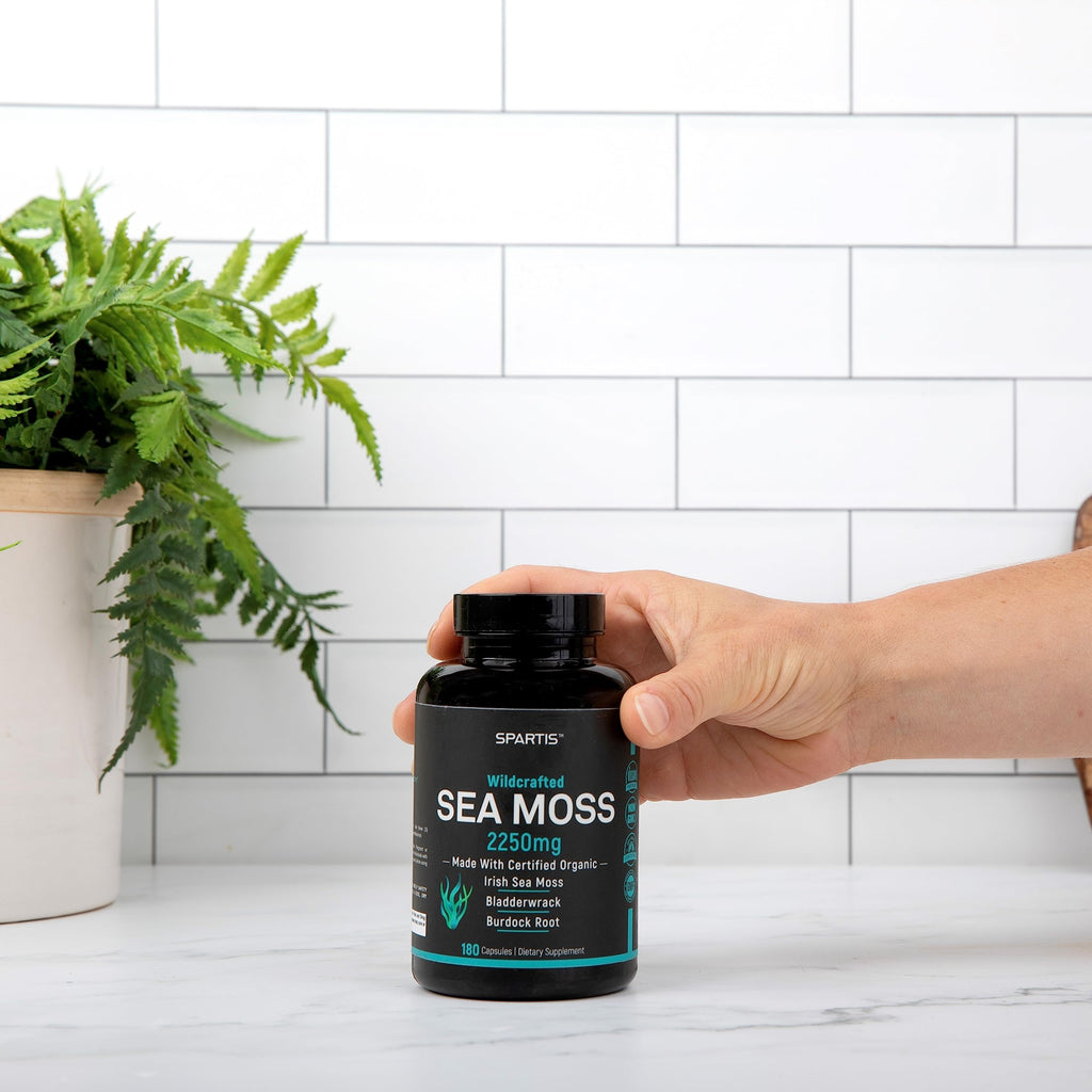 SPARTIS Certified Organic Sea Moss Capsules 2250mg - 180 Capsules - image 6