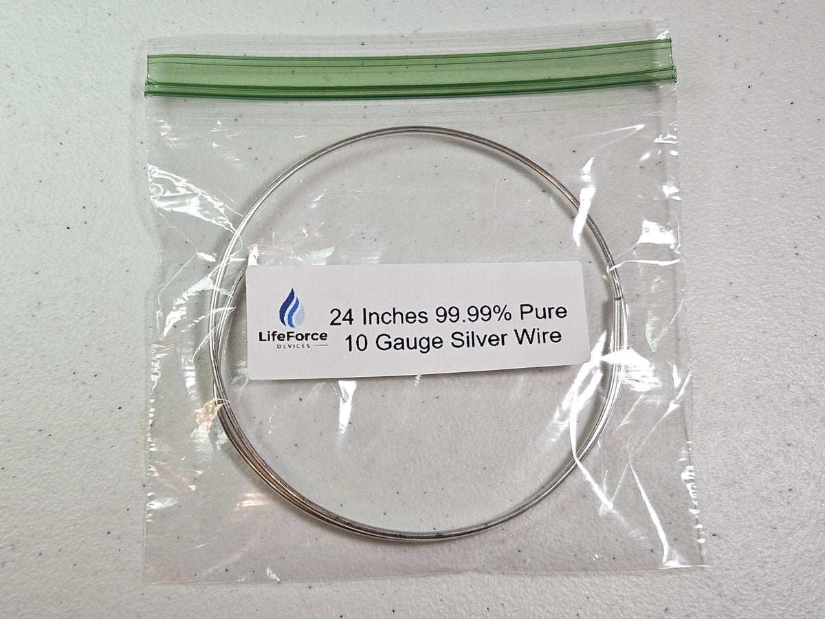 LifeForce Devices Colloidal Silver Generator Wire 9999 Pure 10 Gauge