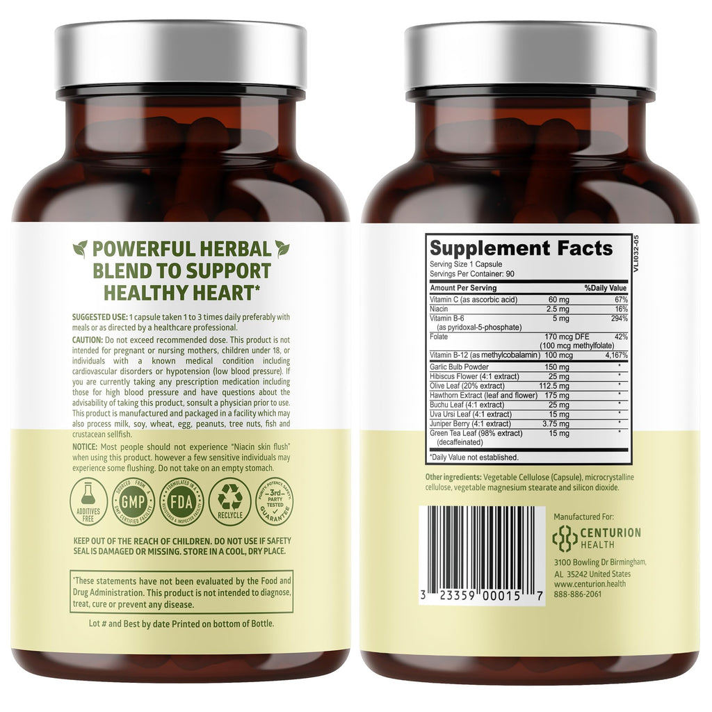 Number One Nutrition 2-Pack N1N Premium Blood Pressure Support