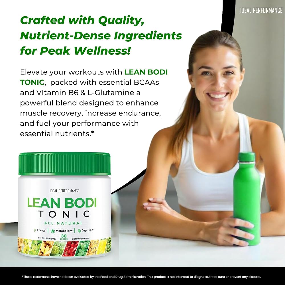 IDEAL PERFORMANCE Lean Bodi Tonic Powder with Vitamin B6 & BCAA - image 7