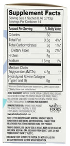 365 by Whole Foods Market Vanilla Collagen Creamer - 14 Packets - image 5