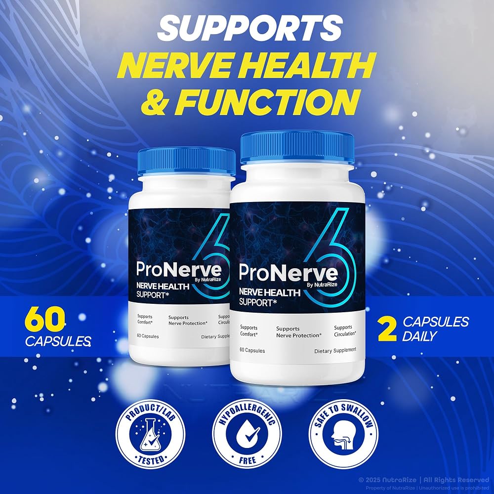 NutraRize ProNerve6 Advanced Nerve Support Supplement - 60 Capsules - image 3