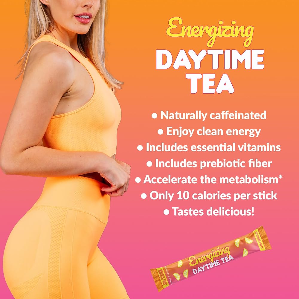 SkinnyBoost Skinny Teas Energizing Daytime Tea Sticks Citrus Mint - 14 oz - image 3