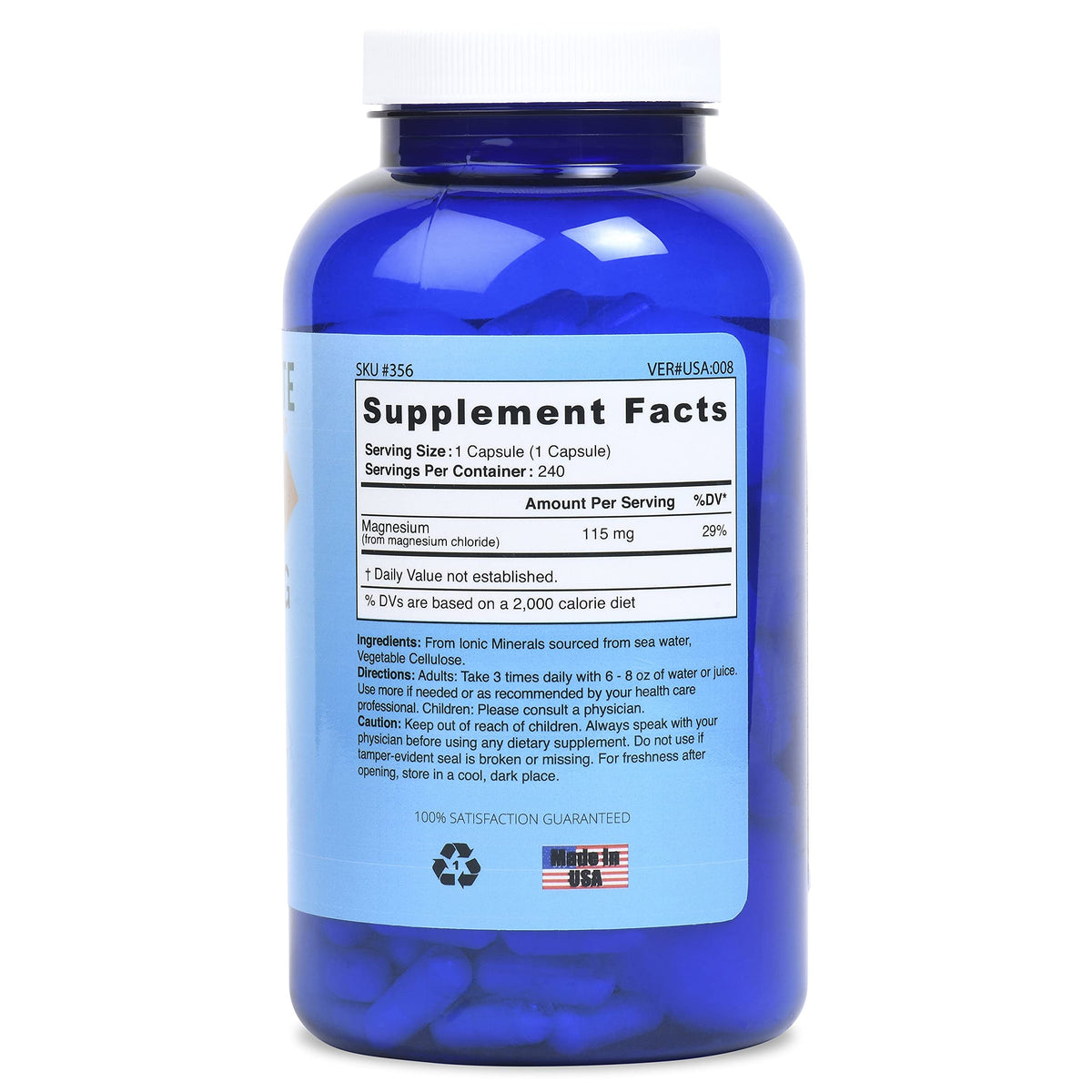 Good State ION-MAG Ionic Magnesium Chloride - 240 Vegetarian Capsules - image 2