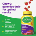 Culturelle Probiotic + Prebiotic Gummies for Women & Men - 52 Gummies - image 6
