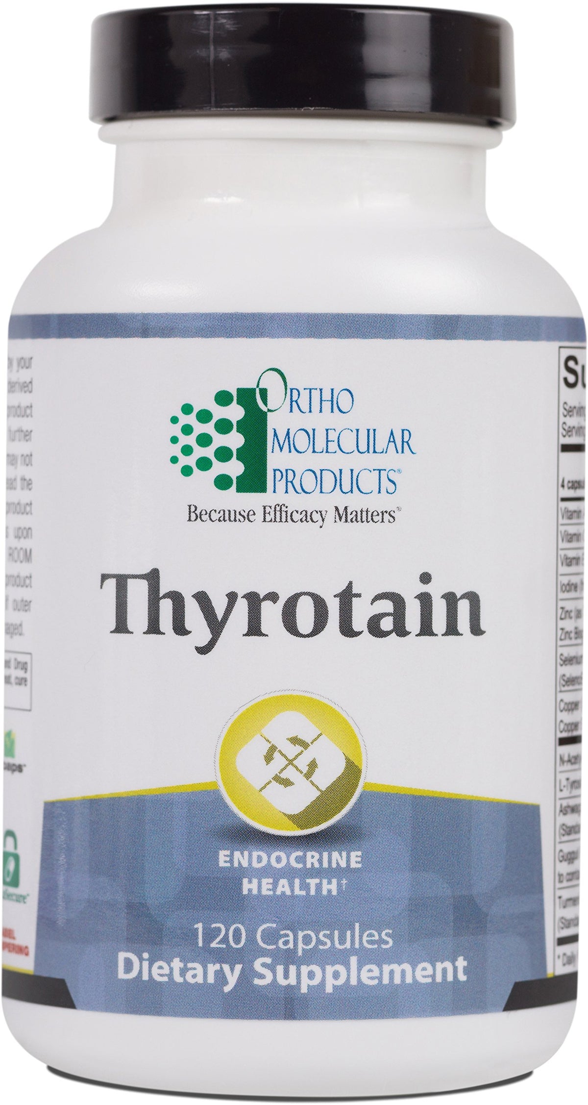 Ortho Molecular Thyrotain - 120 Capsules