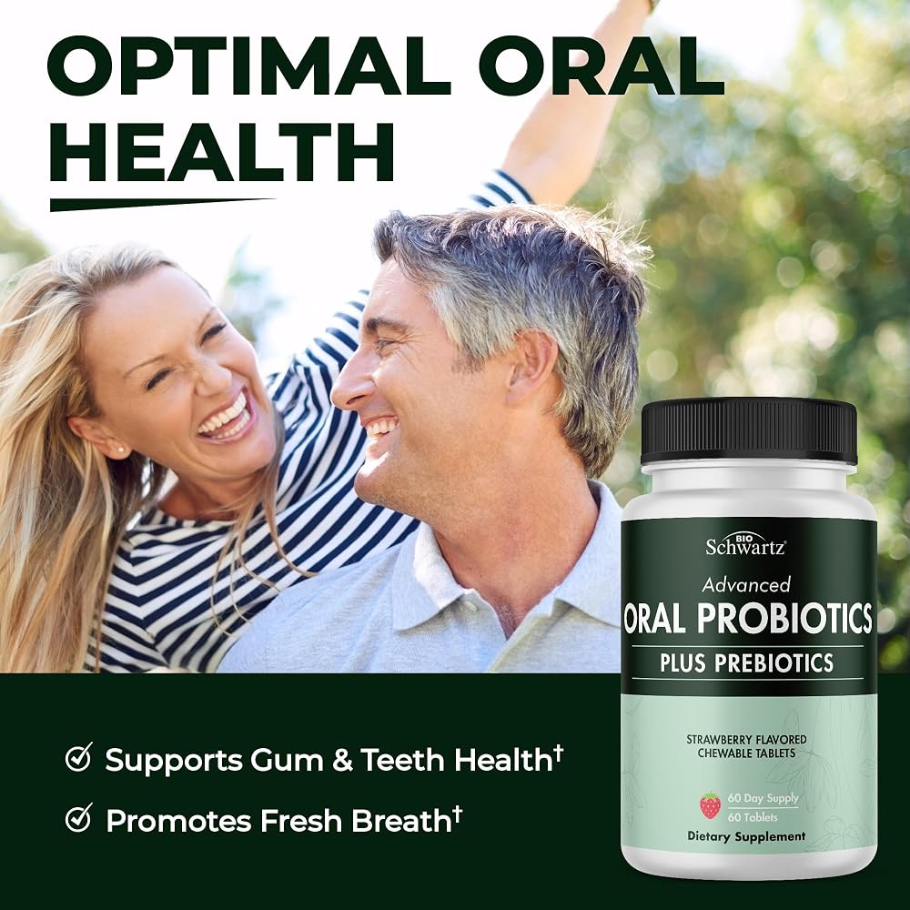 BioSchwartz Oral Probiotics Supplement with Prebiotics - Supports