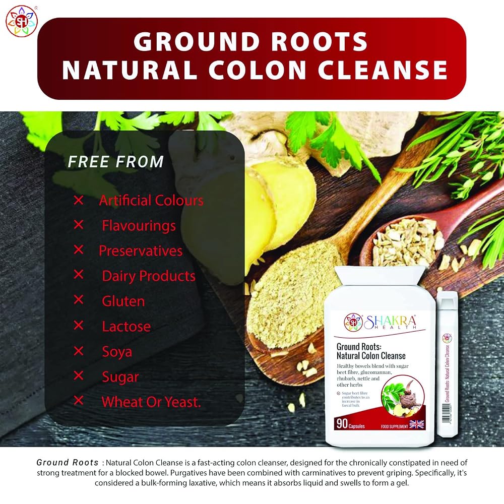 SH Shakra Health Ground Roots Natural Colon Cleanse - 1 Count - image 5