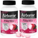 Airborne Vitamin C 1000mg + Zinc Immune Support - 232 Tablets