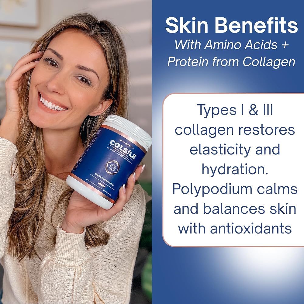 Skin Research Institute ColSilk Hydrolyzed Collagen Powder - 1 Month Supply - image 4