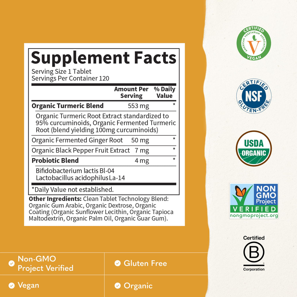 Garden of Life Organics Turmeric Extra Strength