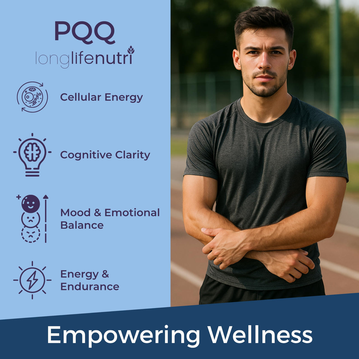 LongLifeNutri PQQ 20mg Energy & Mental Performance - 180 Vegetarian Capsules - image 4