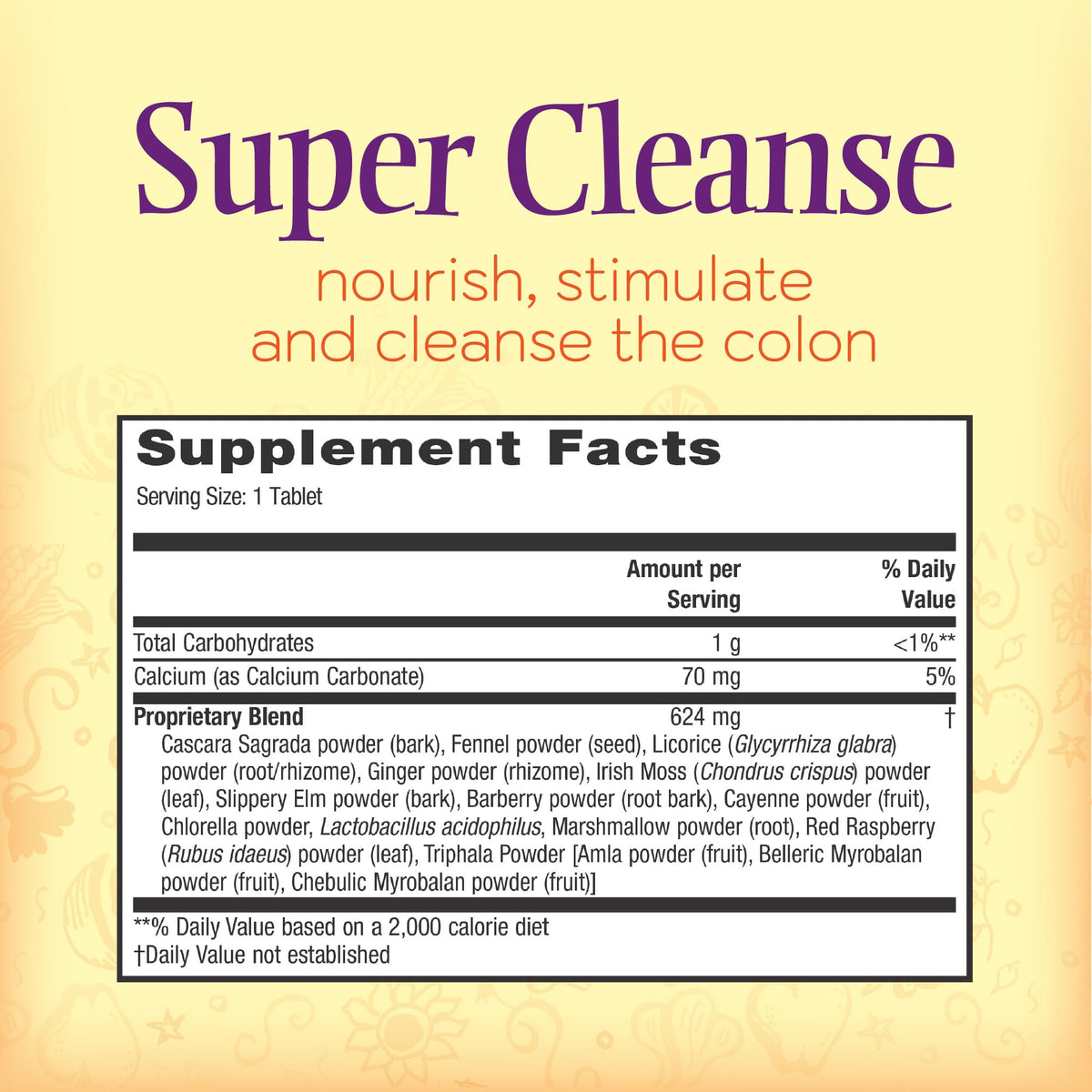 Nature's Secret Super Cleanse Herbal Colon Cleanse - 200 Tablets - image 2