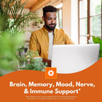 Bold Botanica Organic Lion's Mane Mushroom Extract Brain Health - 60 Capsules - image 4