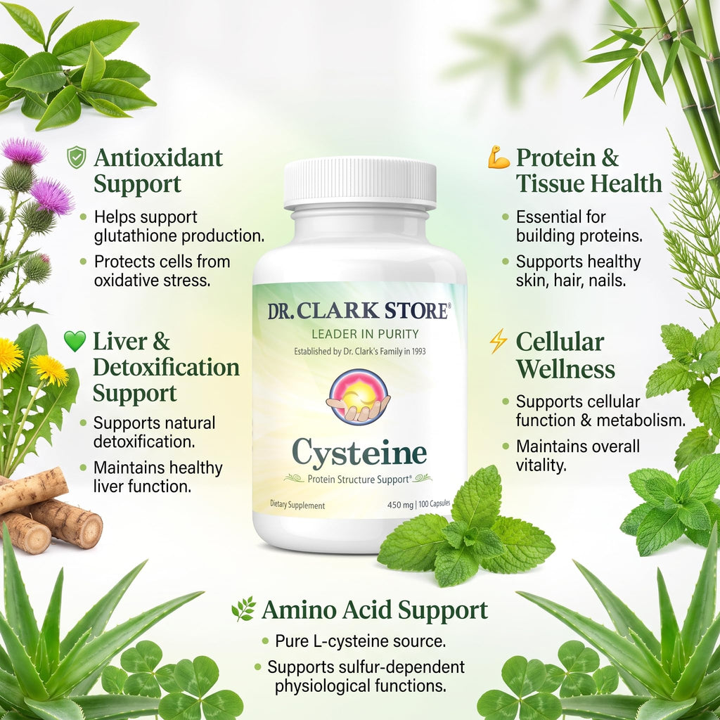 Dr Clark Cysteine Supplement 500mg - 100 Capsules - image 3