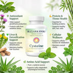 Dr Clark Cysteine Supplement 500mg - 100 Capsules - image 3