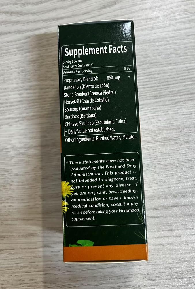 Herbmood Kidney Cleanse Drops Herbal Tincture - 2 Fl Oz - image 9