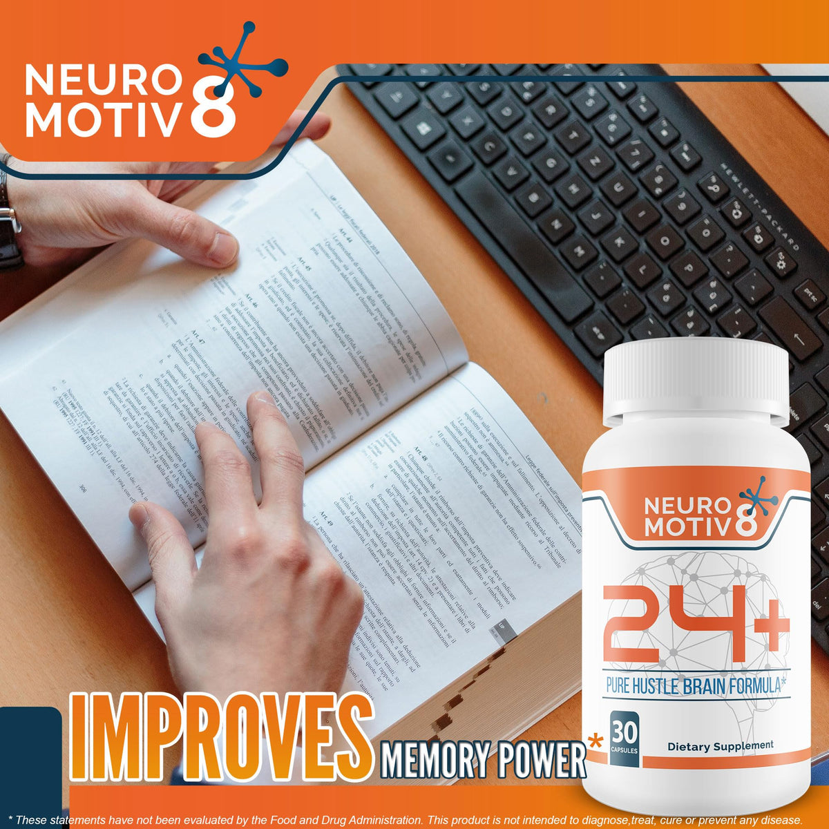 Neuro Motiv8 Neuro 24+ Brain Enhancement Formula - 60 Capsules - image 6