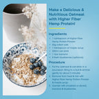 Better Option Foods Hemp Powder - Easy-to-Digest Fiber Protein Powder