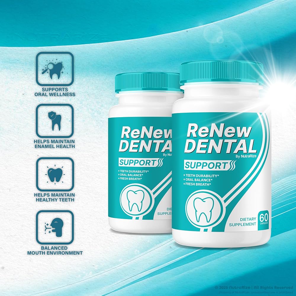 NutraRize Renew Dental Support Capsules for Oral Health - 120 Capsules - image 5