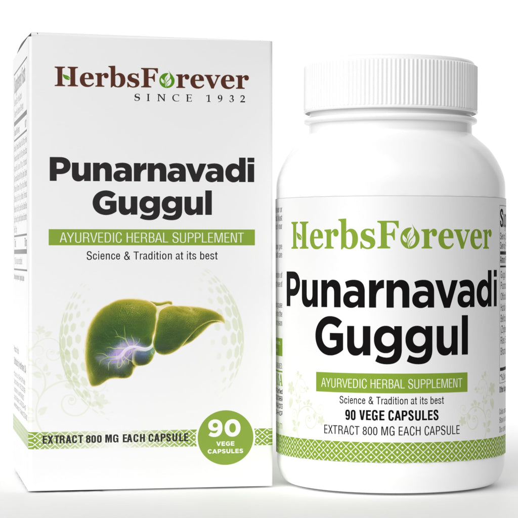 Herbsforever Punarnavadi Guggulu Kapha Balancing - 90 Capsules