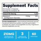 Type Zero Magnesium Glycinate 210mg - 180 Capsules - image 2