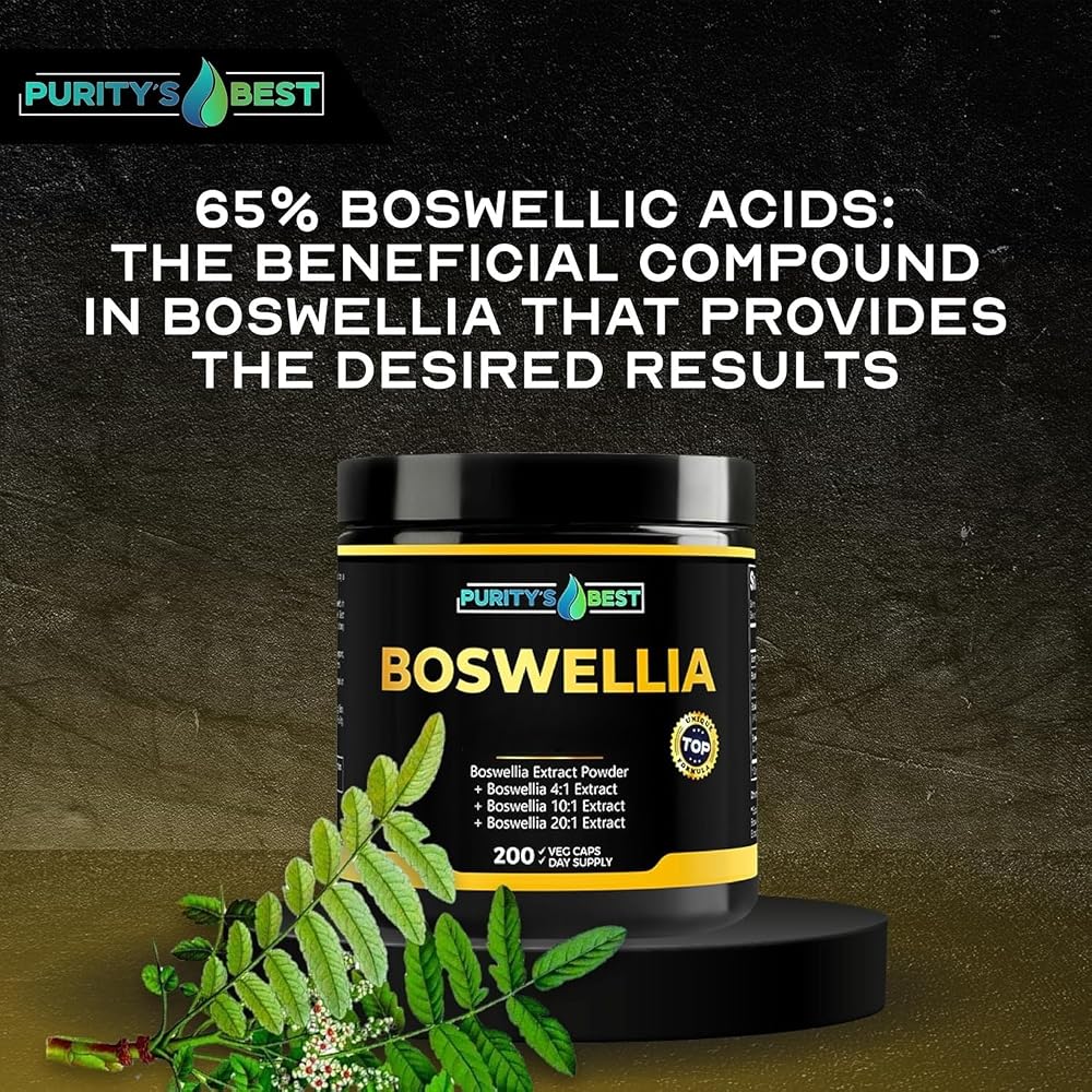 Purity's Best Boswellia Serrata Extract Immune Support - 200 Vegetarian Capsules - image 2