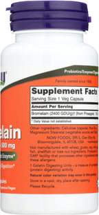 Now Foods Bromelain 2400 Digestive Support - 60 Vegetarian Capsules - image 6