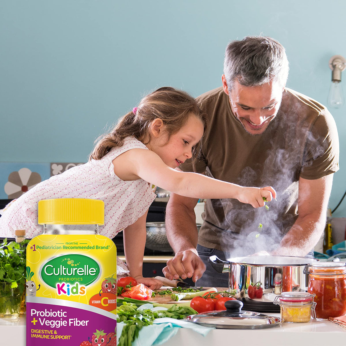 Culturelle Kids Probiotic + Veggie Fiber Gummies, Ages 3+, Berry - 30 Count - image 8